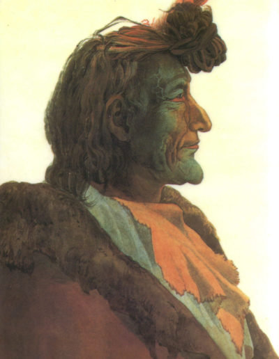 Indianergemälde von Karl Bodmer