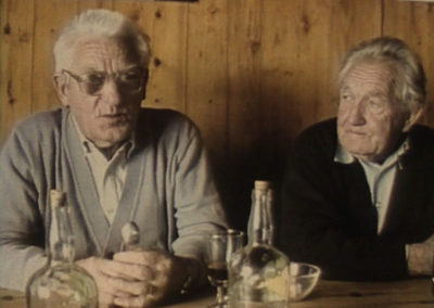 Zeitzeugen in Steinerberg: Damian und Otto Kälin