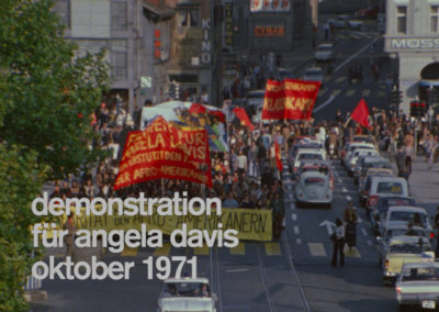 Demonstration Angela Davis, Oktober 1971