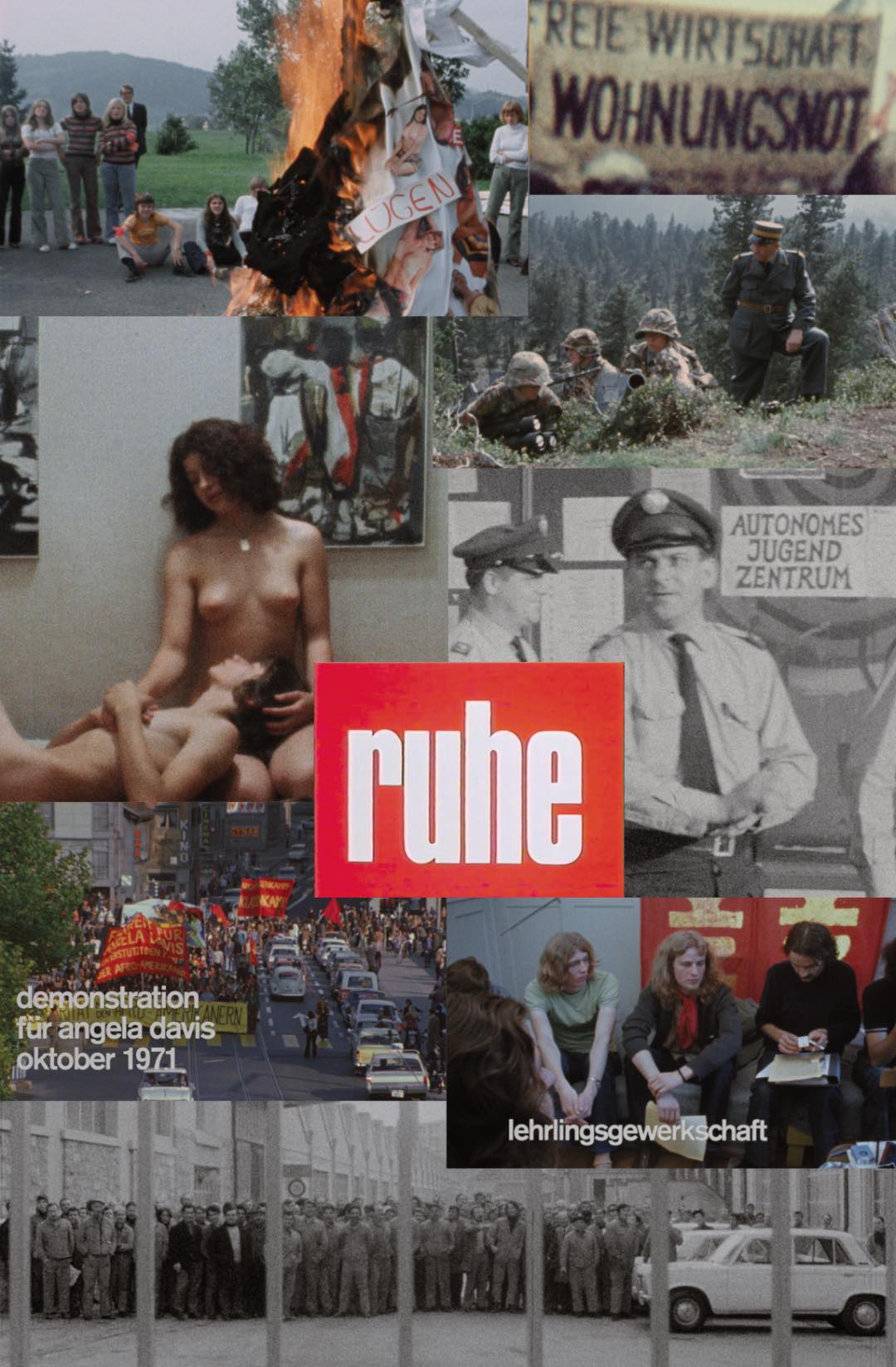 Plakat «Ruhe»