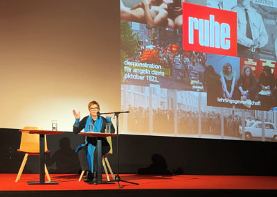 Cécile Bühlmann im Kino Cineboxx, Einsiedeln