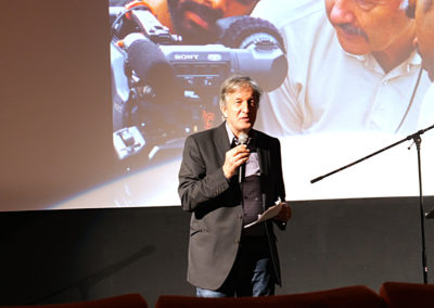 Prof. em. Dr. Jakob Tanner im Kino Bourbaki, Luzern