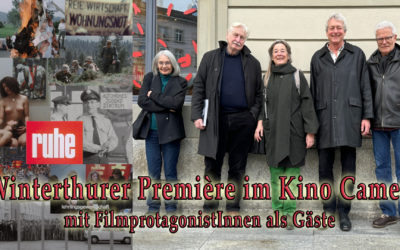 Winterthurer Première des Filmes RUHE (1972) im Kino Cameo – mit FilmprotagonistInnen als Gäste